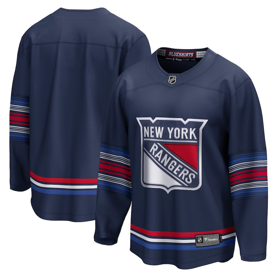 Men New York Rangers Fanatics Branded Navy Alternate Premier Breakaway NHL Jersey
